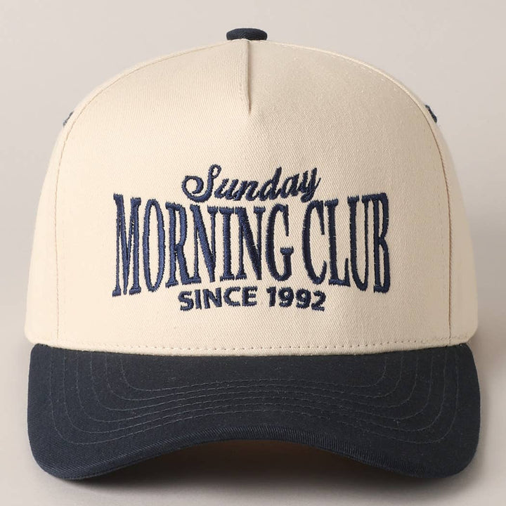 Sunday Morning Club  Trucker - Navy