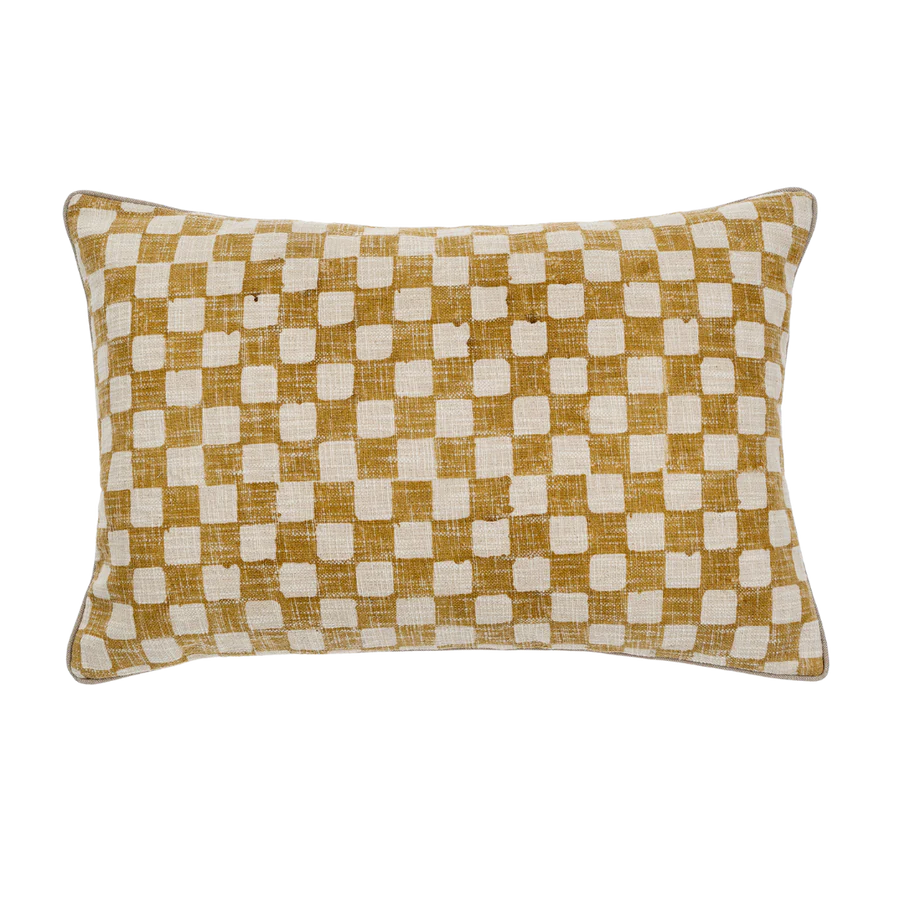 Checkered Pillow 16x24