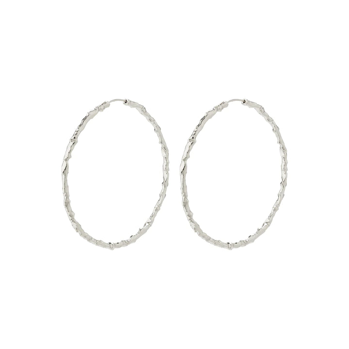 SUN recycled mega hoops - Silver