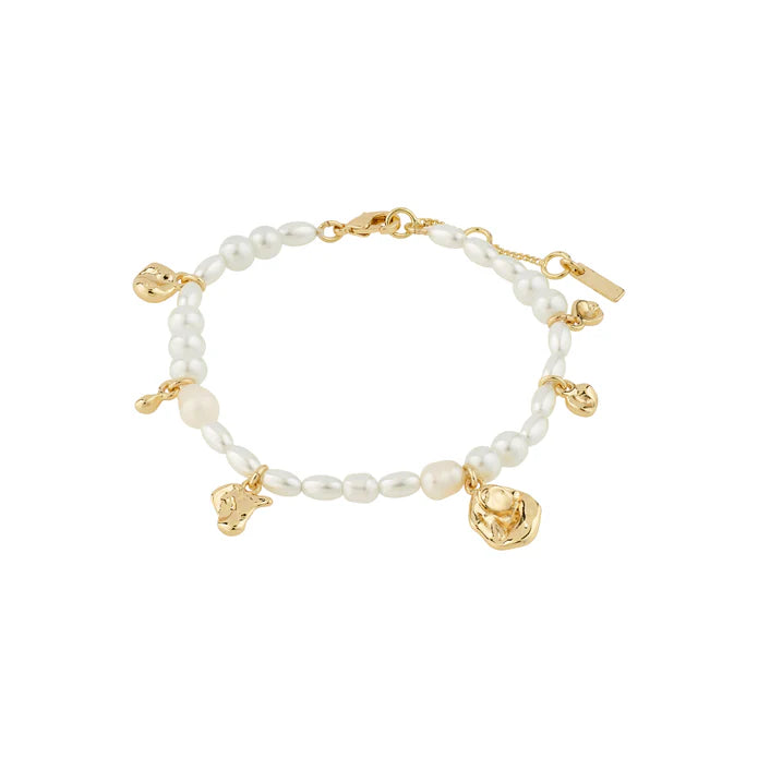 Intent Pearl Bracelet - Gold