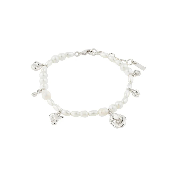 Intent Pearl Bracelet - Silver