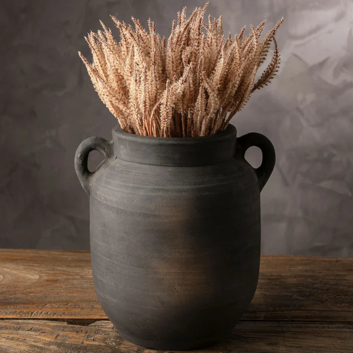 Provenance Burnt Terracotta Vase