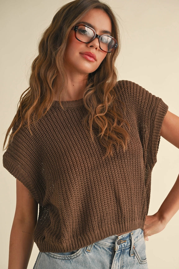 Brown Sugar Knit Top