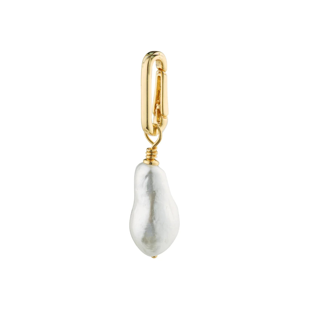 Charm Pearl Pendant - Gold