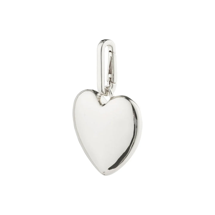 Charm Maxi Heart Pendant - Silver