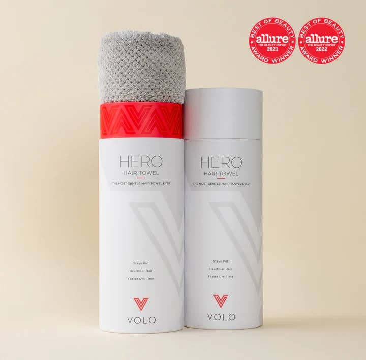 VOLO Hero Hair Towel: Cloud Pink