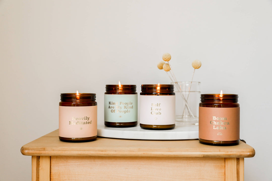 Mantra Candles - Boom Chakra Laka