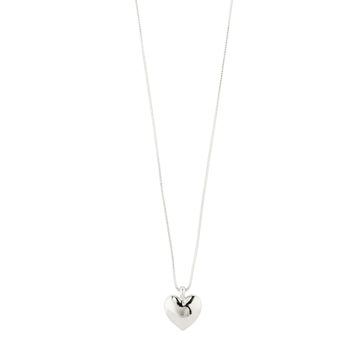 Sophia Heart Necklace - Silver