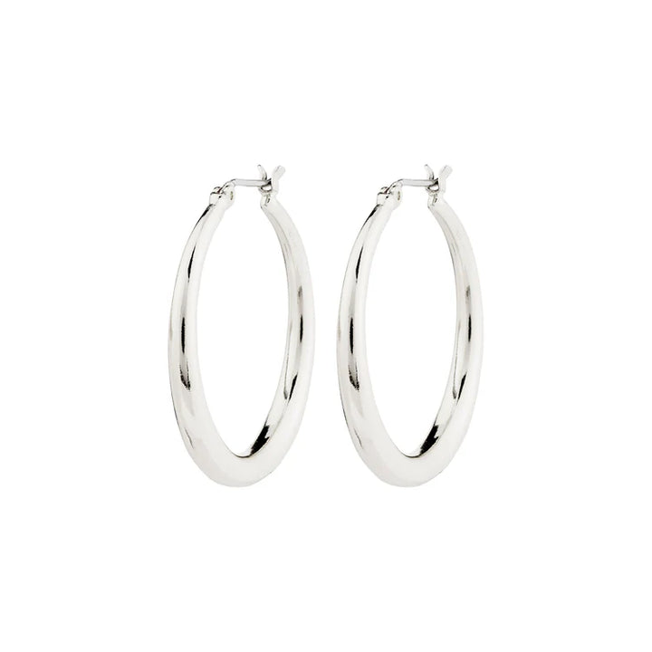 Jorun Hoop Earrings - Silver