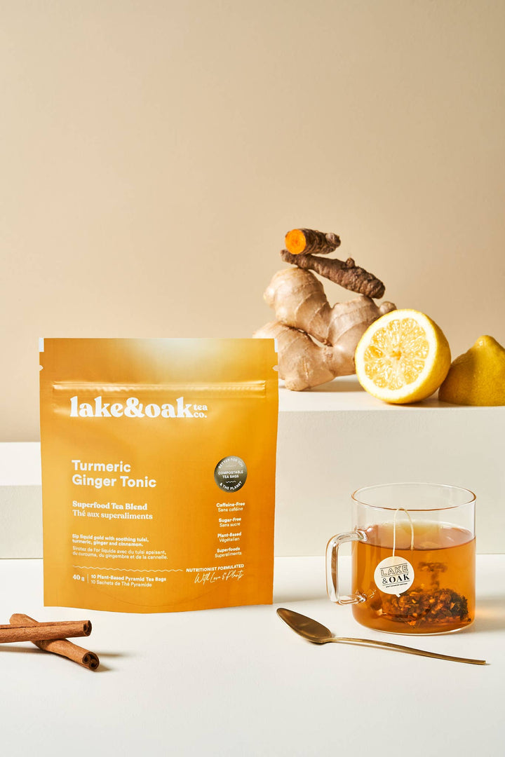 Turmeric Ginger Tonic - Superfood Tea