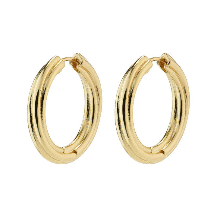 Edea recycled hoops - Gold