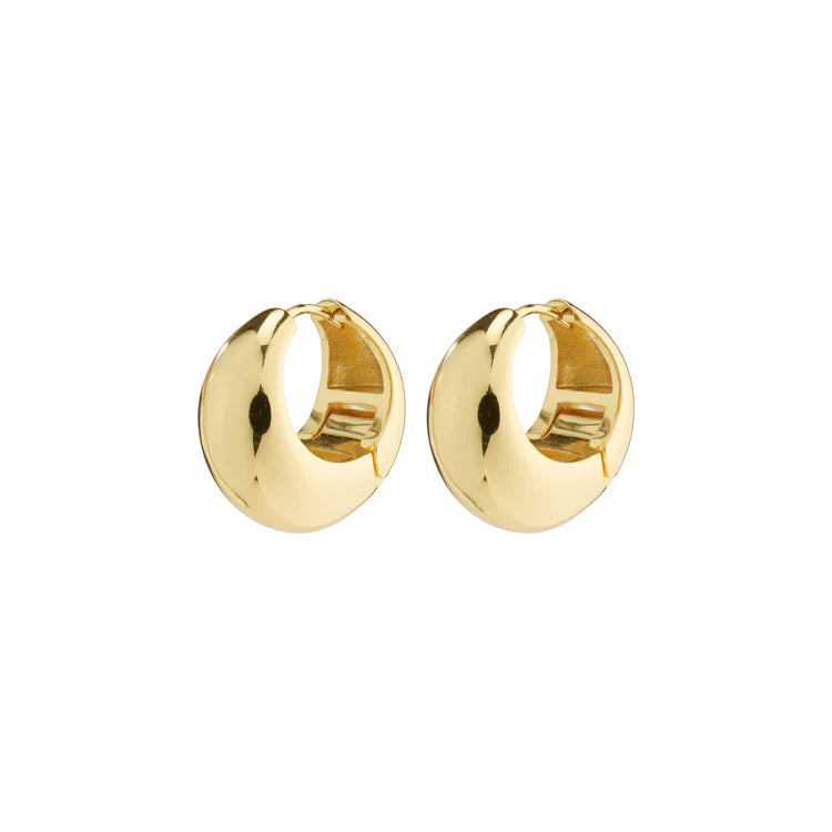 Ioanna Chunky Hoop Earrings - Gold