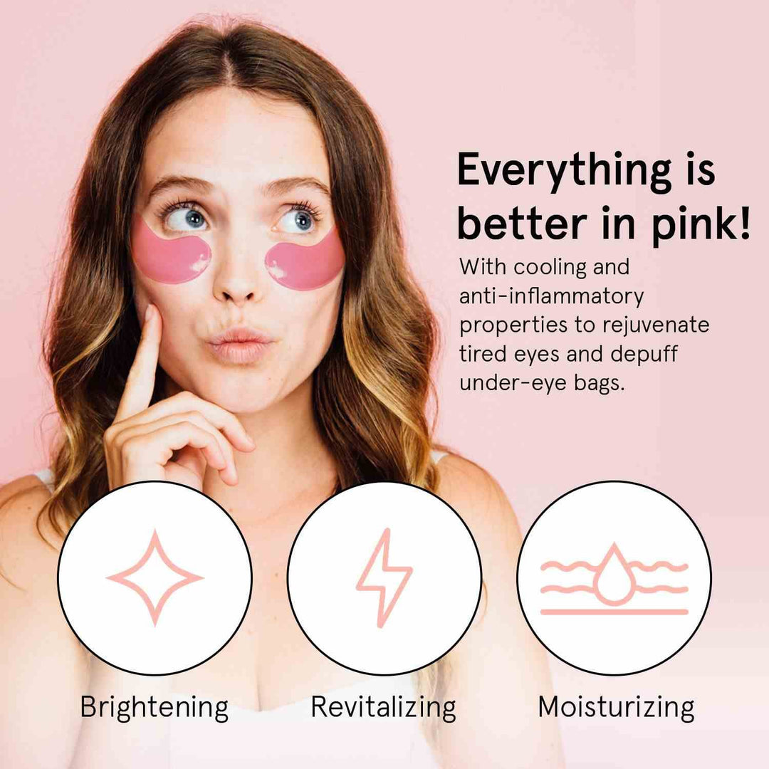 Pink Moisturizing Under Eye Mask