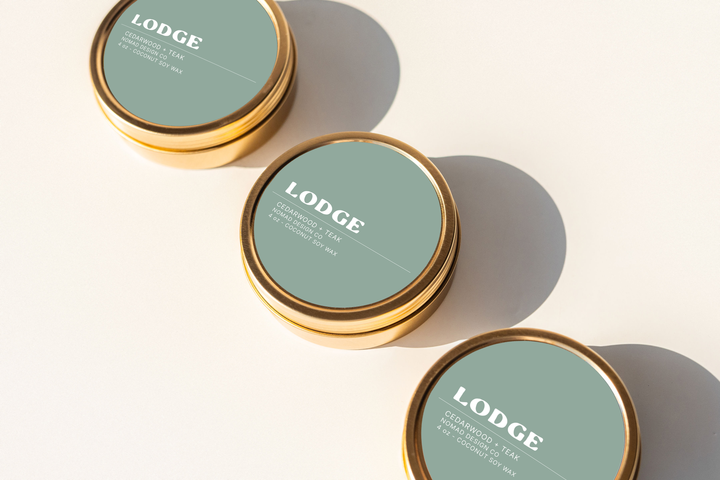 Lodge Travel Tin Candle