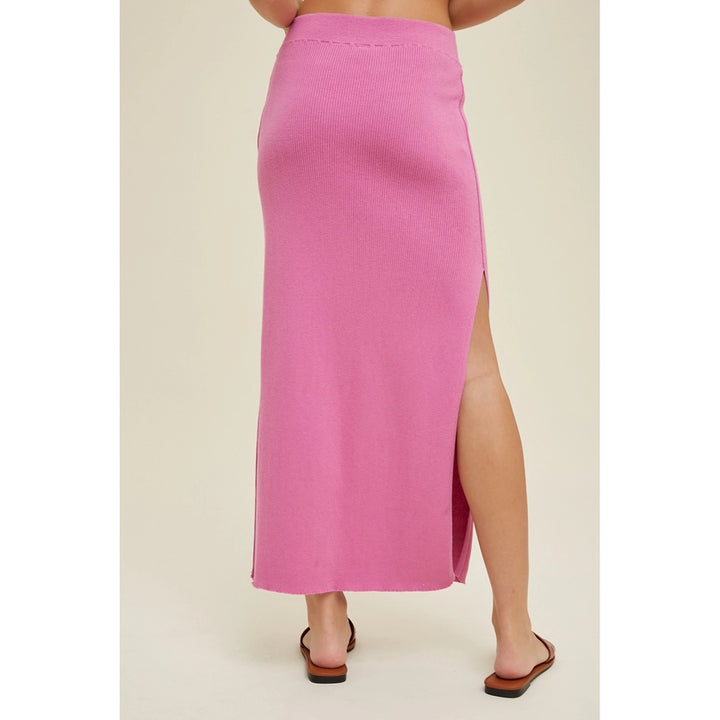 Pass the Rosé - Knit Skirt