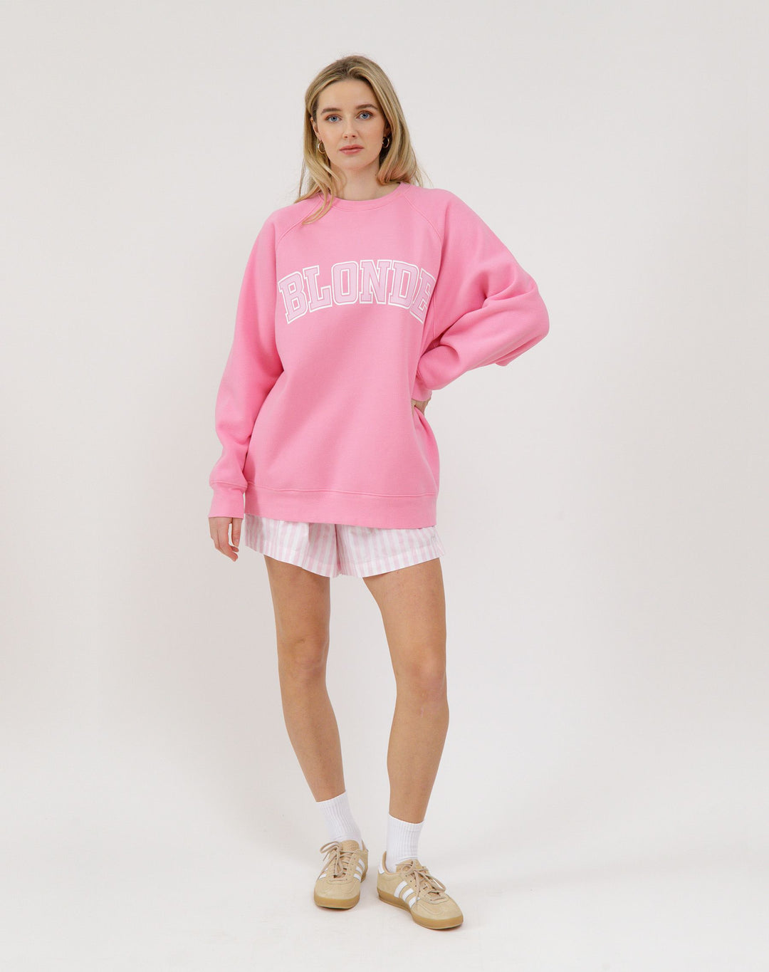 Blonde Crewneck - Bubblegum