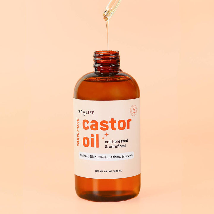 Castor Oil 100% Pure - For Hair, Skin, Nails, Lashes & Brows