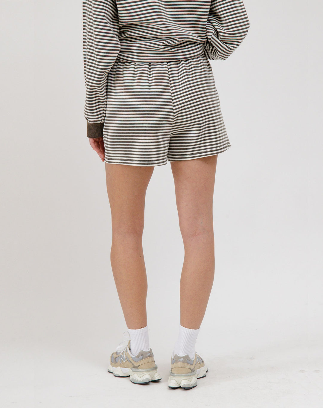 Classic Short Striped - Washed Black