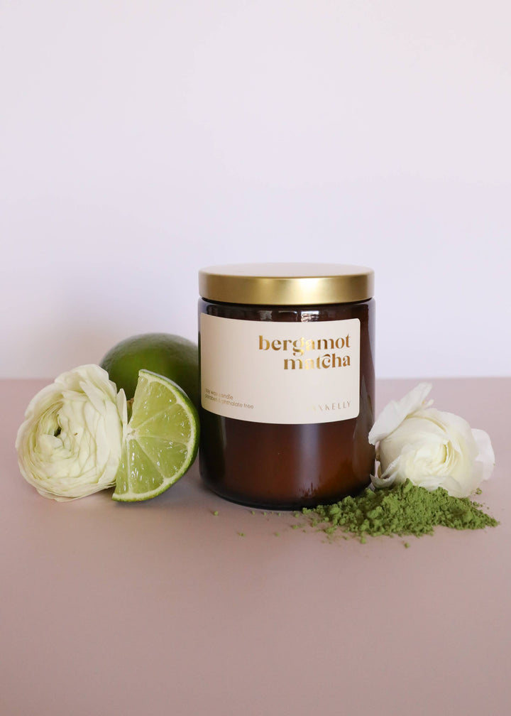 9oz - Bergamot Matcha - Amber