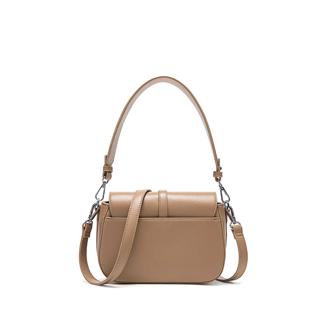 Athena Saddle Bag - Latte