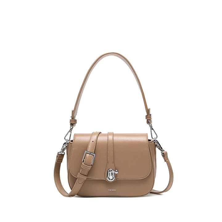 Athena Saddle Bag - Latte