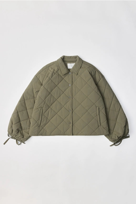 The Cameron Quilted Jacket - Olive