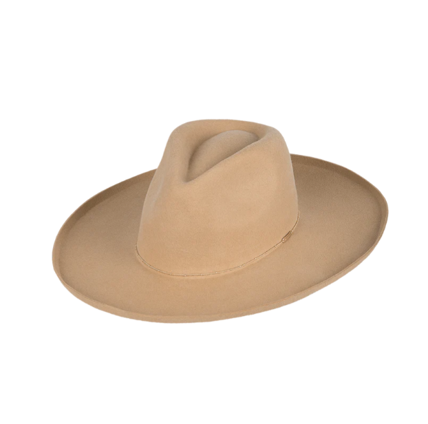 Canyon Wide Brim Fedora Medium - Honey