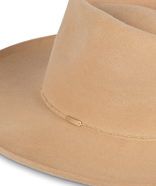 Canyon Wide Brim Fedora Medium - Honey