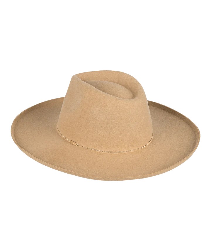 Canyon Wide Brim Fedora Medium - Honey