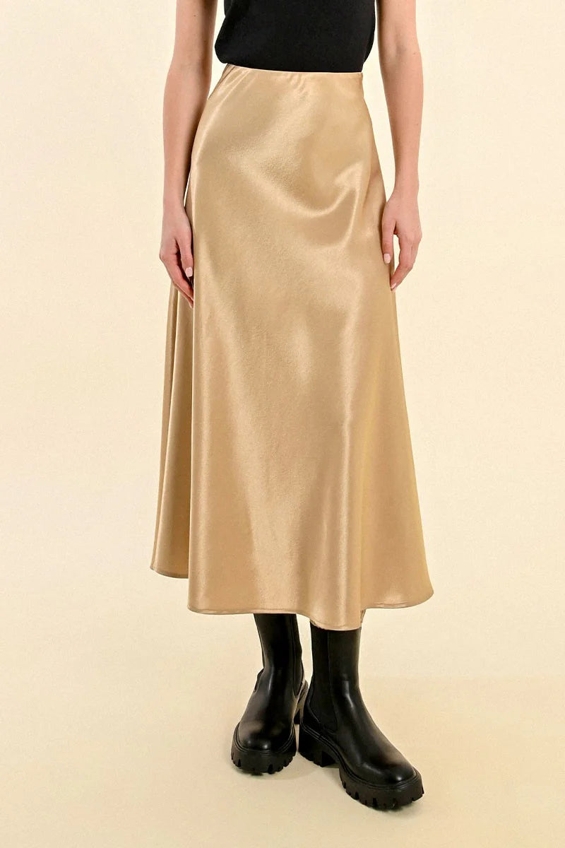 Champagne For Everyone Midi Skirt