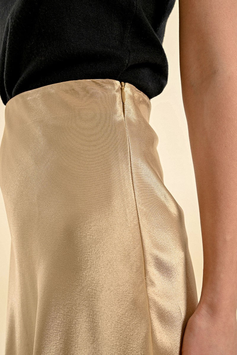 Champagne For Everyone Midi Skirt