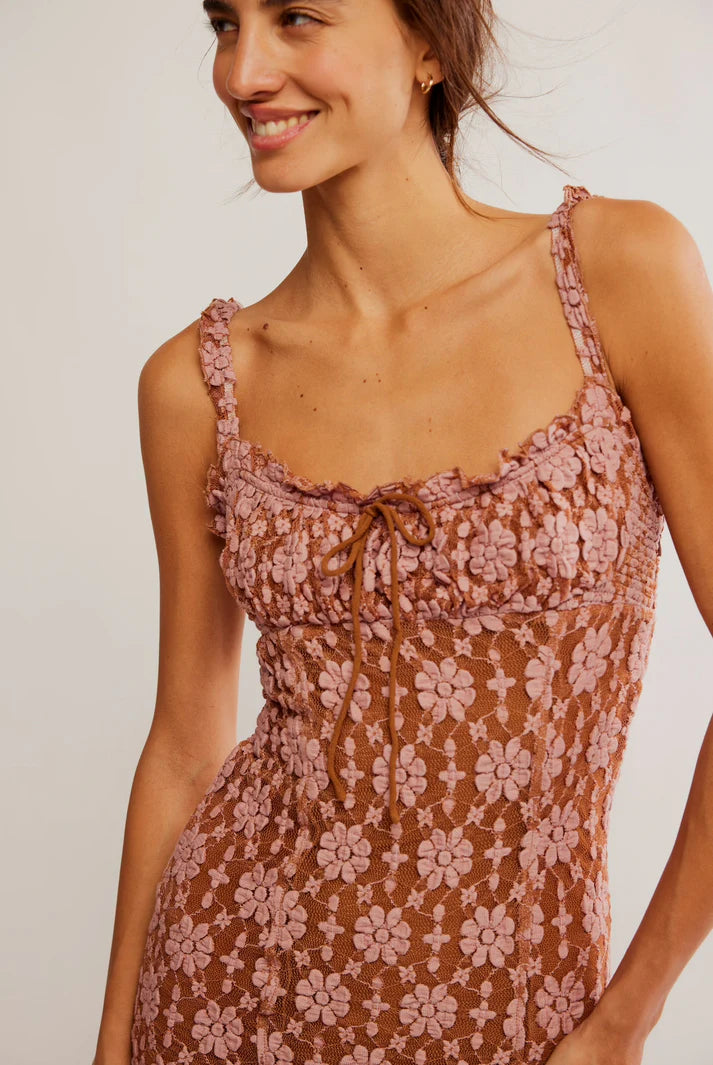 Lucinda Lace Midi - Ginger