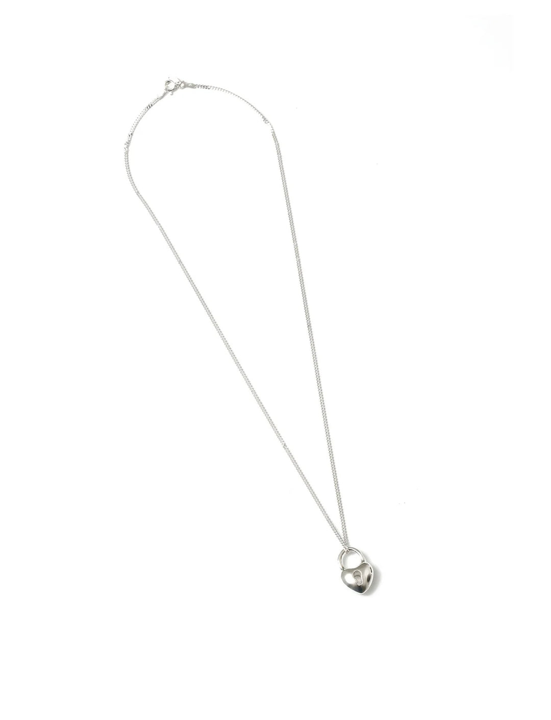 Heartlock Necklace - Silver