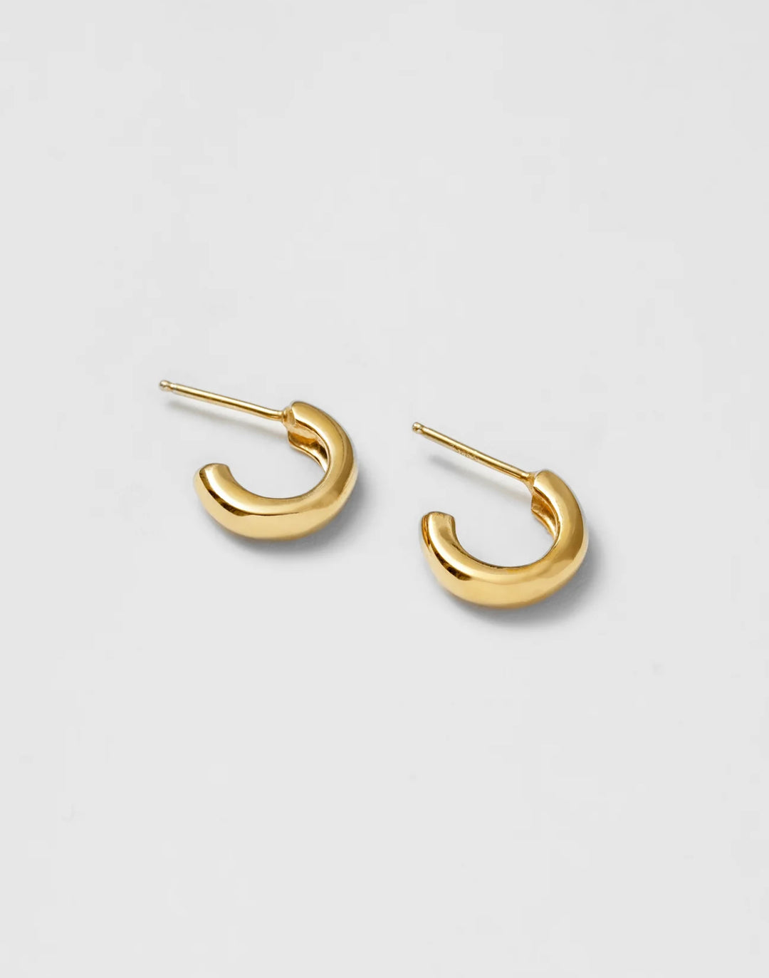 Small Abbie Hoops - Gold