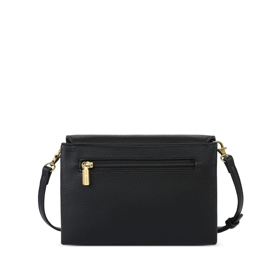 Gianna Crossbody - Black Pebble