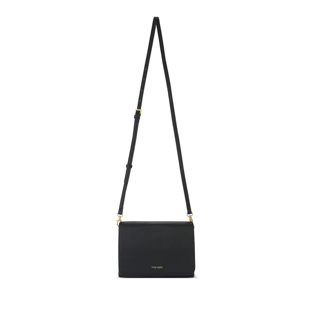 Gianna Crossbody - Black Pebble