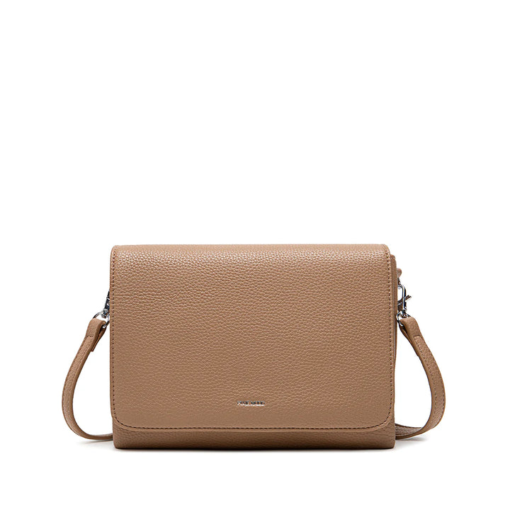 Gianna Crossbody - Latte Pebble