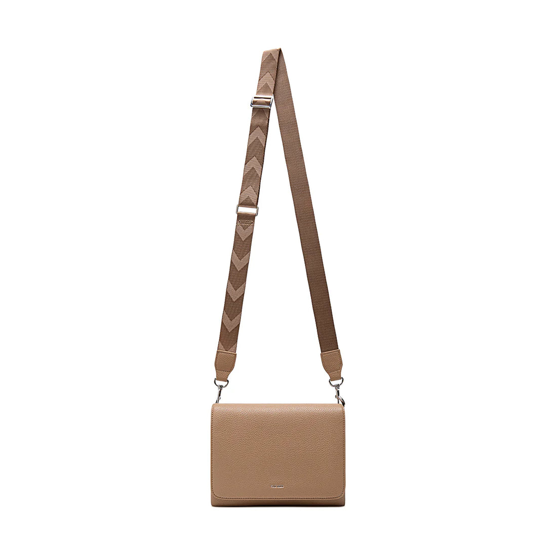 Gianna Crossbody - Latte Pebble