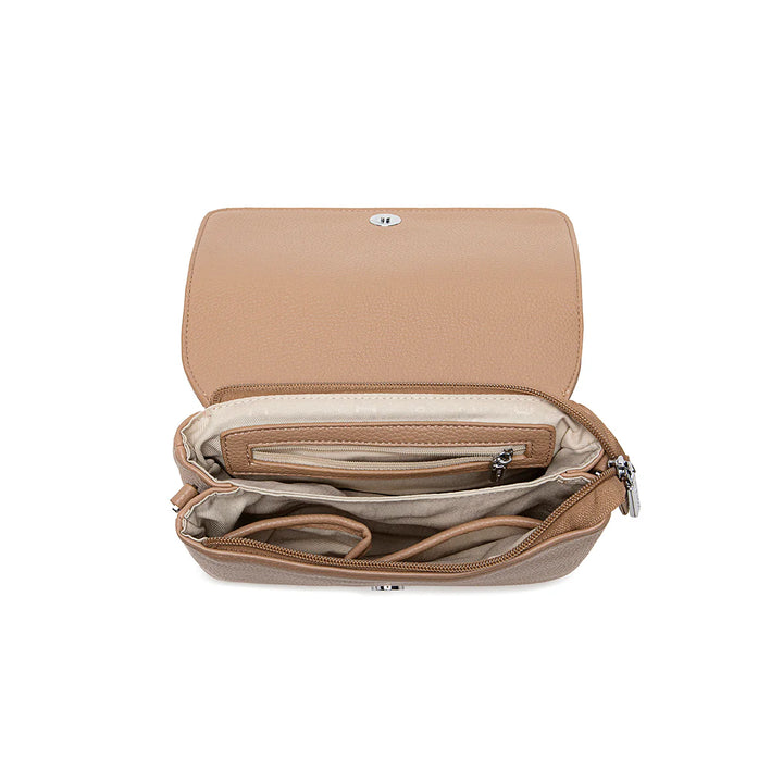 Gianna Crossbody - Latte Pebble