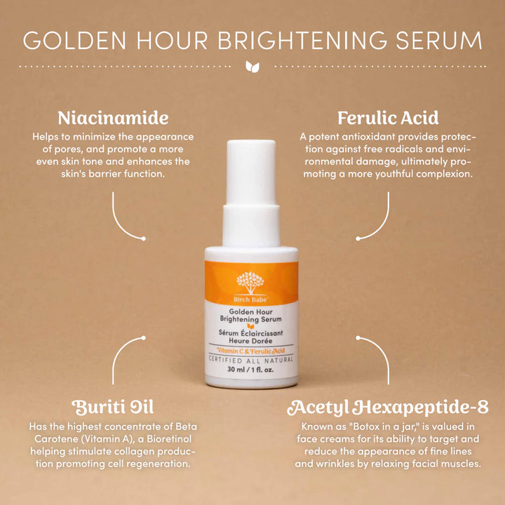 Birch Babe Golden Hour Brightening Serum