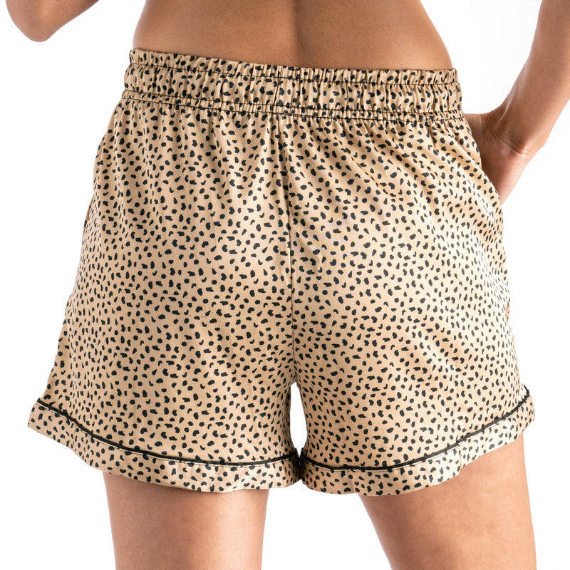 Beauty Sleep Satin Pajama Bottoms - Leopard