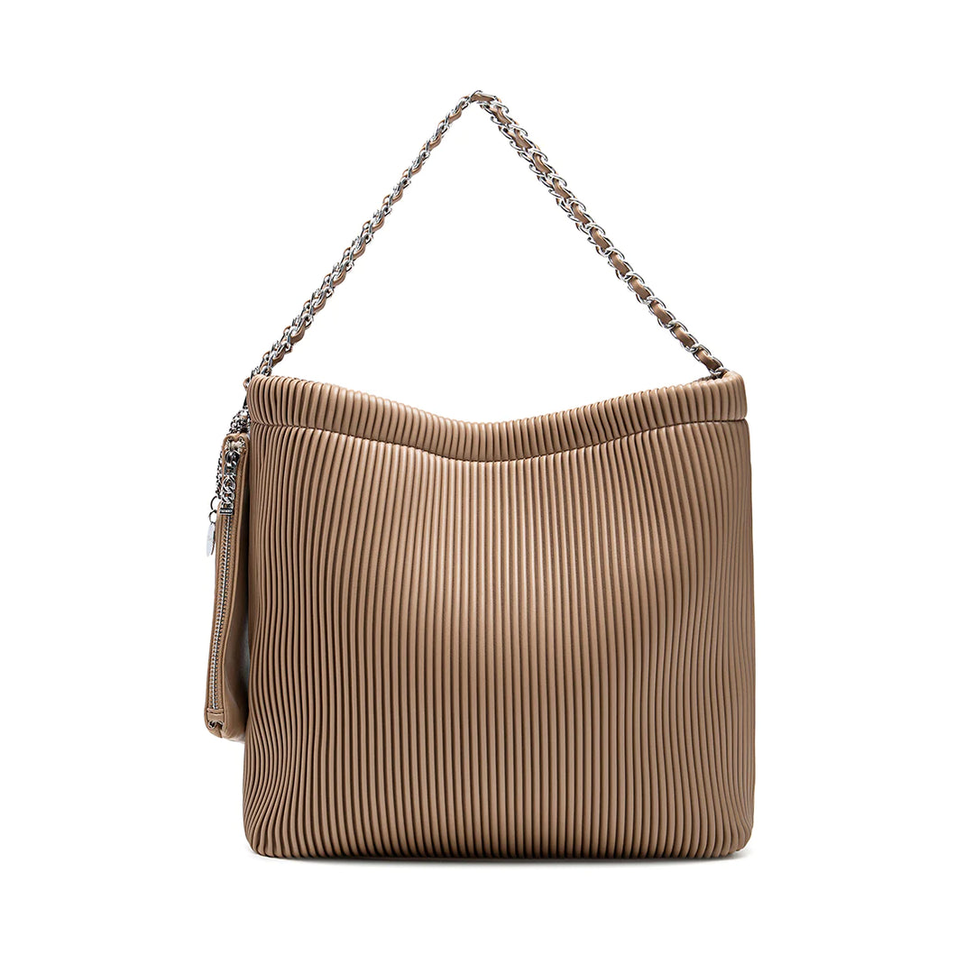 Isabella Chain Bag - Latte