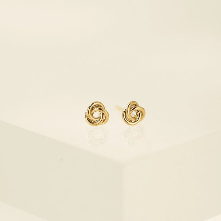 Knot Gold-Filled Stud Earrings