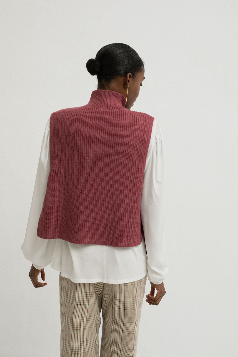 Knot It Up Vest - Rose