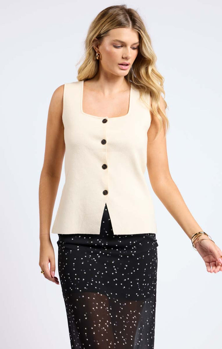 Myra Button Down Vest