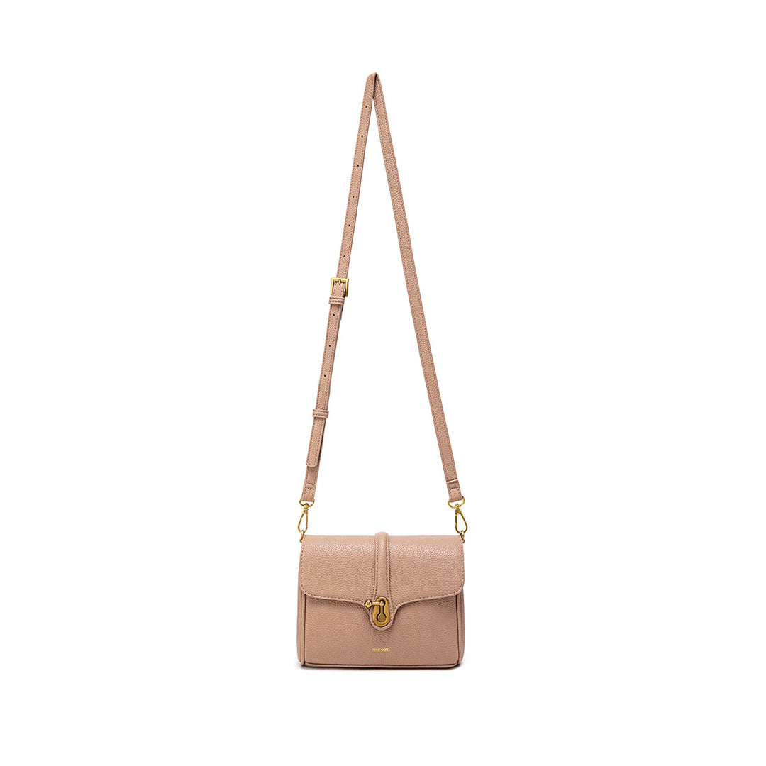 Lock Crossbody - Latte