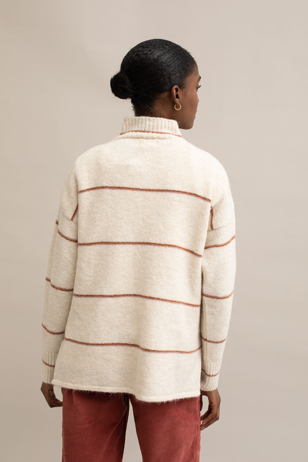 Line It Up Sweater - Cream