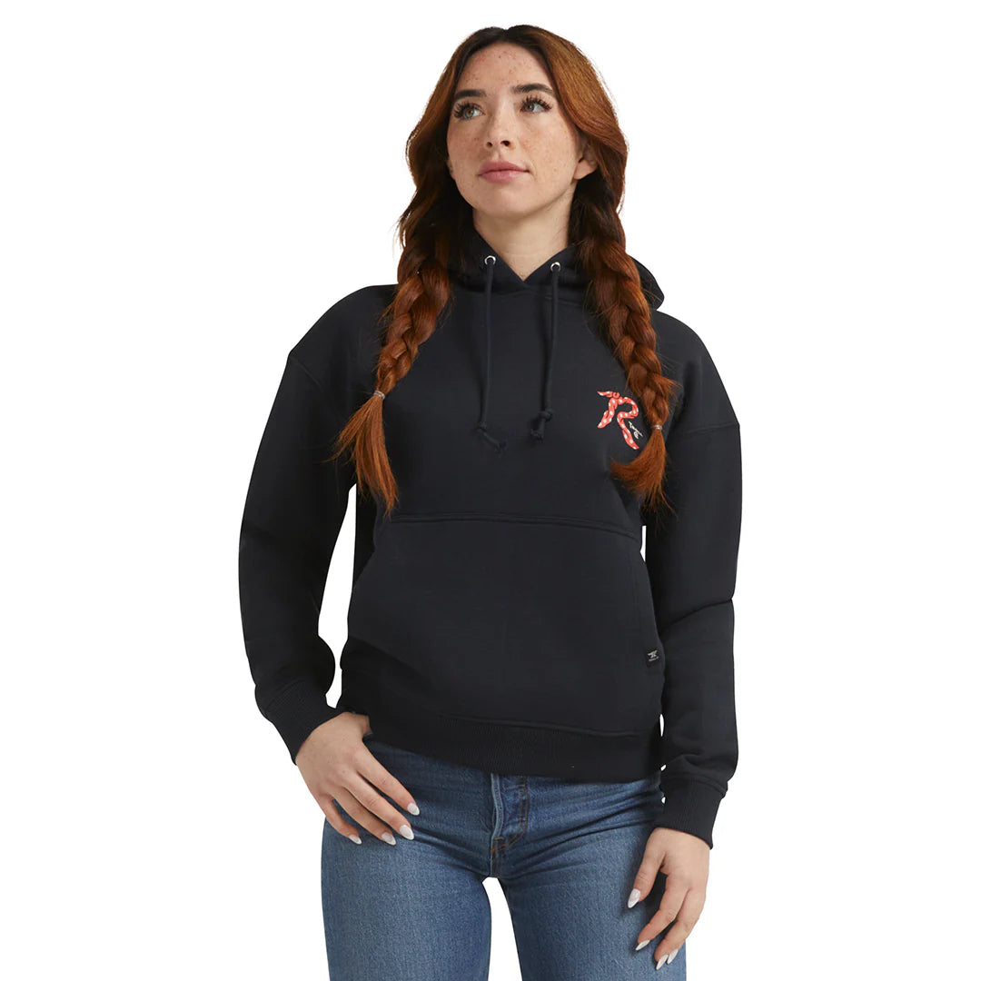 Red Rosie Fleece - Black