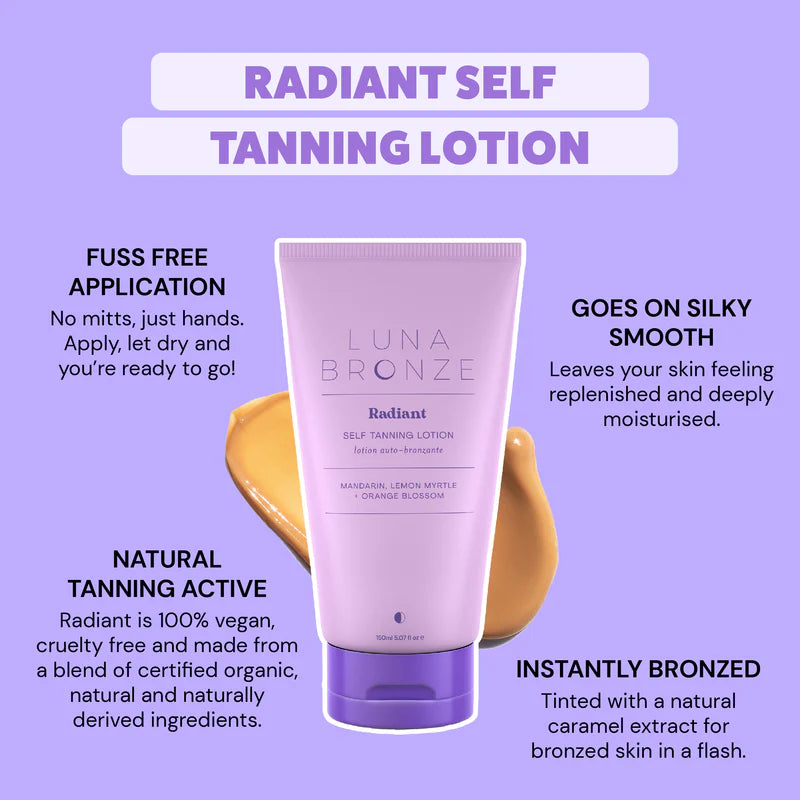 Luna Bronze - Radiant Self Tanning Lotion