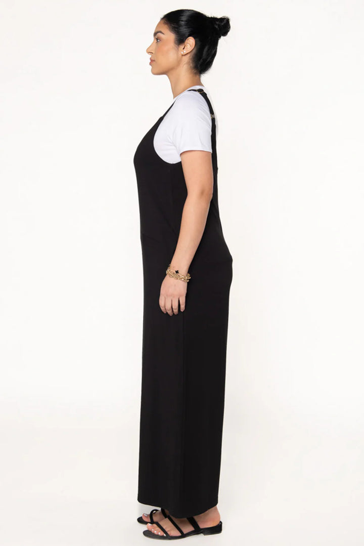 Josie Wide Leg Bamboo Jumpsuit - Black